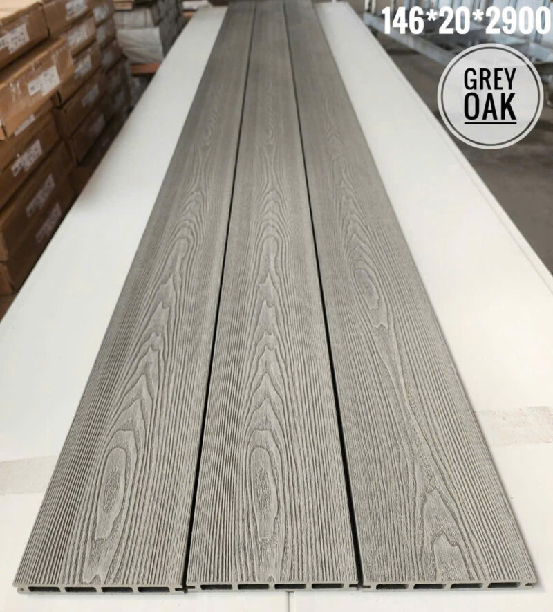 Sàn Ngoài Trời 146x20x2900 Grey OAK