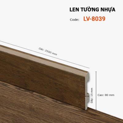 Len Chân Tường 8cm LV-8039