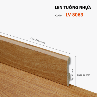 Len Chân Tường 8cm LV-8063