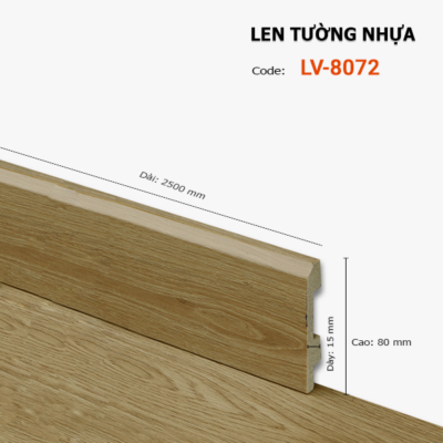 Len Chân Tường 8cm LV-8072