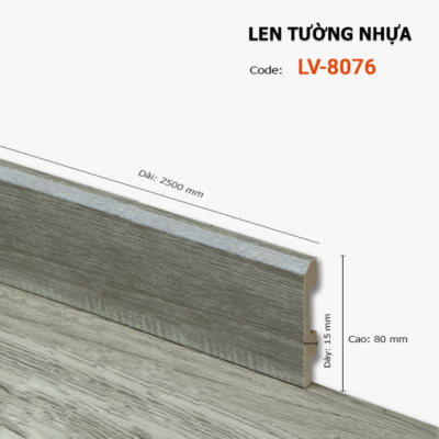 Len Chân Tường 8cm LV-8076
