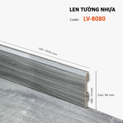 Len Chân Tường 8cm LV-8080