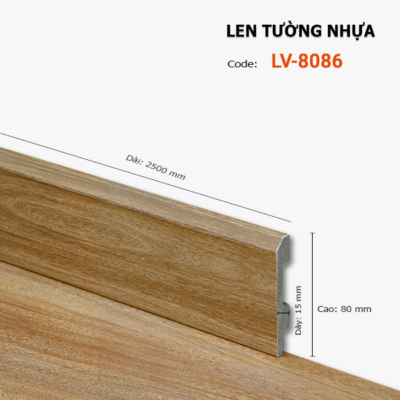 Len Chân Tường 8cm LV-8086