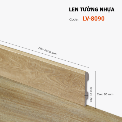 Len Chân Tường 8cm LV-8090