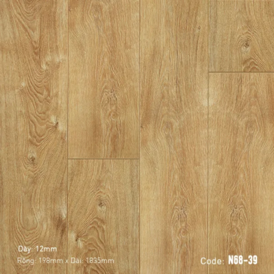 Sàn Gỗ DreamLux Cốt Đen 12MM N68-39