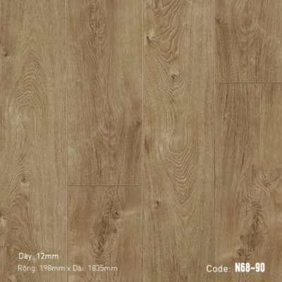 Sàn Gỗ DreamLux Cốt Đen 12MM N68-90