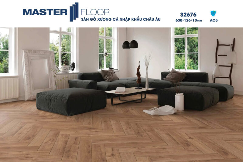 Sàn gỗ Xương cá Đức Masterfloor 10mm 32676