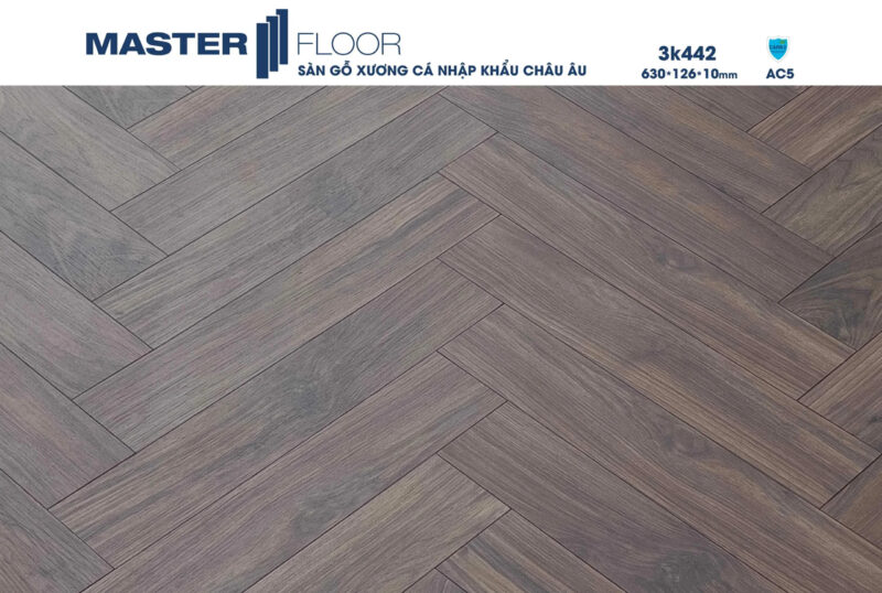 Sàn gỗ Xương cá Đức Masterfloor 10mm 3K442