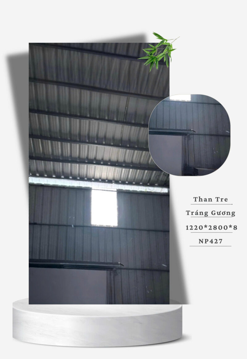 Tấm Than Tre 8mm Tráng Gương NP427