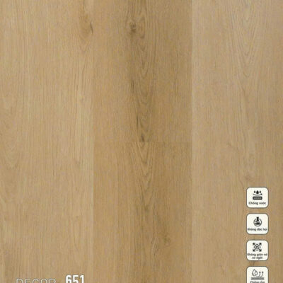 SÀN NHỰA HÈM KHÓA VINAPOLY SPC 5.5MM 651