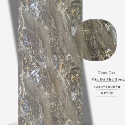 Tấm Than Tre 8mm Vân Đá Phủ PET NP700