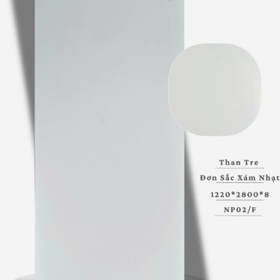 Tấm Than Tre 8mm Đơn sắc Xám Nhạt NP02/F