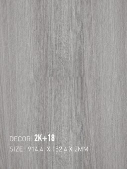 Sàn Nhựa Dán Keo 2K Vinyl 2mm 2K+18