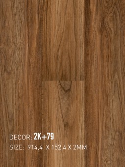 Sàn Nhựa Dán Keo 2K Vinyl 2mm 2K+79