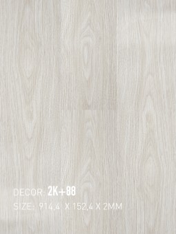 Sàn Nhựa Dán Keo 2K Vinyl 2mm 2K+88