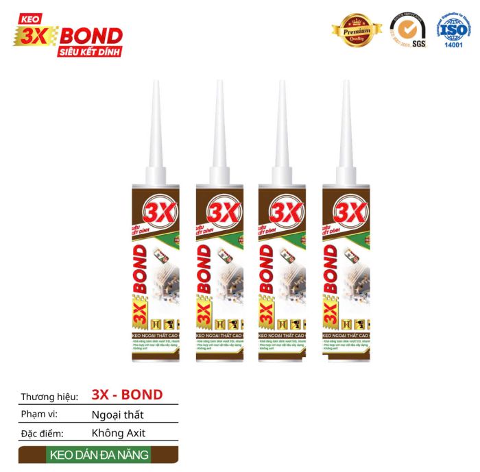 Keo Dán Ngoại Thất 3X-BOND
